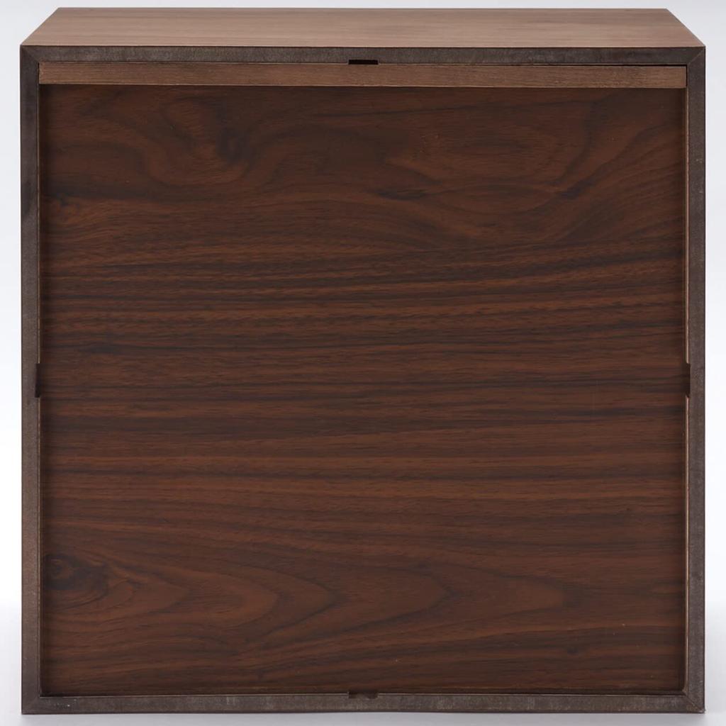 MUJI Stacking Chest Width 37 X Depth 28 X Height 37 Cm 4 Drawers Walnut Veneer 12381150