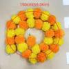 1.5m Halloween Marigold Garland Longevity Chrysanthemum Artificial Flower Decoration  Tree