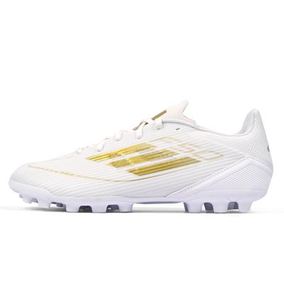 F50 League AG Kunstrasen-Fußballschuhe Unisex Weiß Gold Sneaker IH5811
