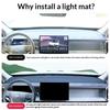 For Leapmotor C10 C16 C11 B10 B01 Lafa5 Car Dashboard Light Blocking Pad Central Control Desk Sun Protection Heat Insulation Mat