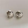 BF CLUB 925 Sterling Silver Earrings For Women Trendy Simple Retro Earring Jewelry Prevent Allergy Party Accessories