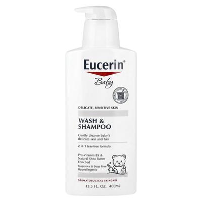 Baby, Wash & Shampoo, Fragrance Free, 400Ml(13.5Fl Oz)