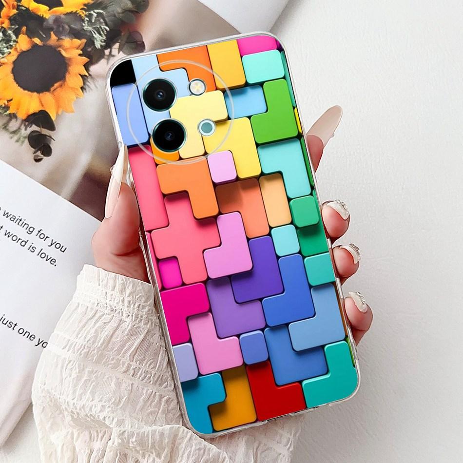 For Vivo Y38 Y58 2025 New Cool Dragon Tiger Painted Phone Case For Vivo Y38 Y58 5G Soft Silicone TPU Cases