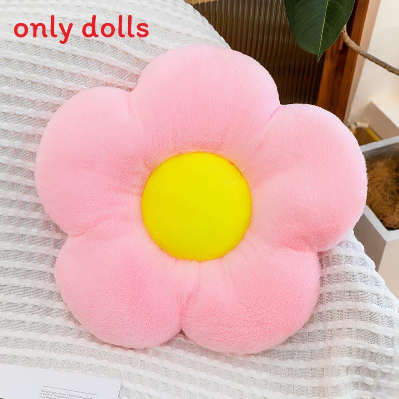 Plush Flower Cushion Toy With Pp Cotton For Home Decor And Comfort