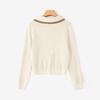 ZANZEA Women Casual Lapel Neck Long Sleeve Stitching Loose Knitted Cardigans Coats