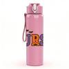 1PC Nurse Retro Bold Letter Art Print 750ml Color Plastic Sports Water Bottle Leakproof Flip Straw Lid Suitable for Sports Office Home Use