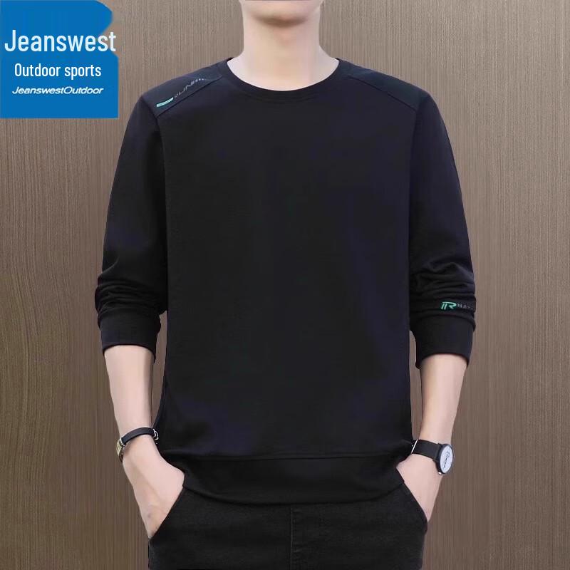 Jeanswest Men's Loose-Fit Long Sleeve Sweatshirt