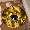 Lucky Football Neymar Journey Round mat, Anti-slip Circle Carpet Chair rug For livingroom,Bedroom, doormat home decor Gift Christmas Gifts