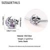 Perline charm fiore di loto classiche in argento 925 adatte per braccialetti fai-da-te, collane, regali di gioielli per feste di compleanno