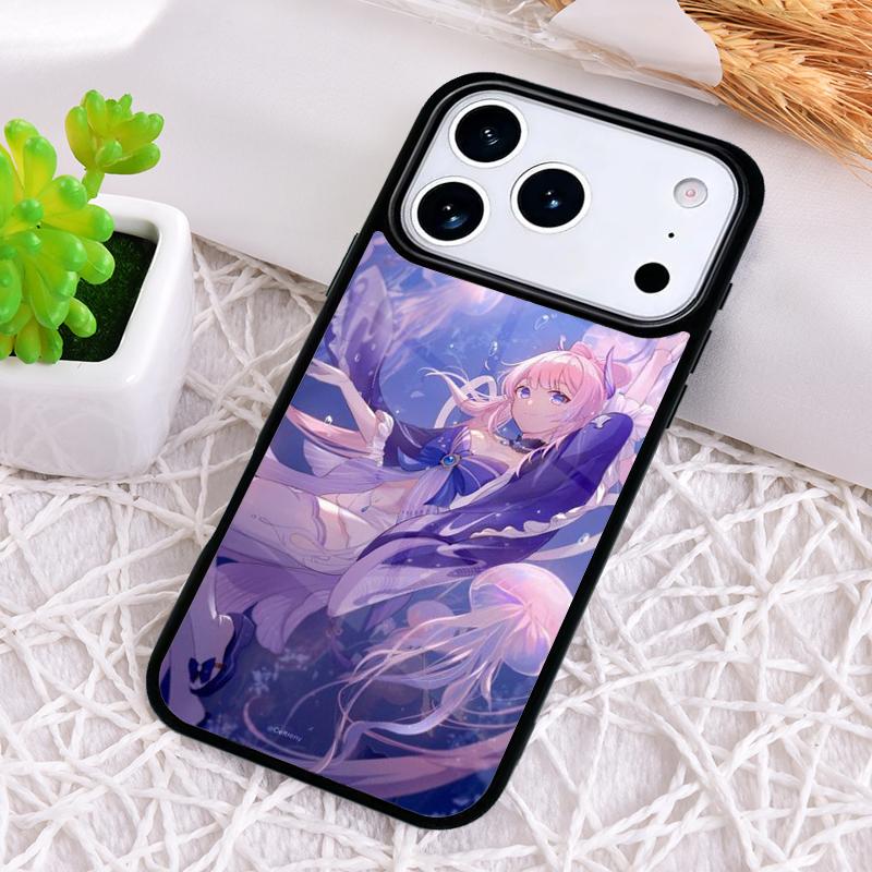 Genshin Impact Sangonomiya Kokomi print Phone Case for iPhone 17 Air 16 15 11 12 14 13 Pro Max Shockproof Cover