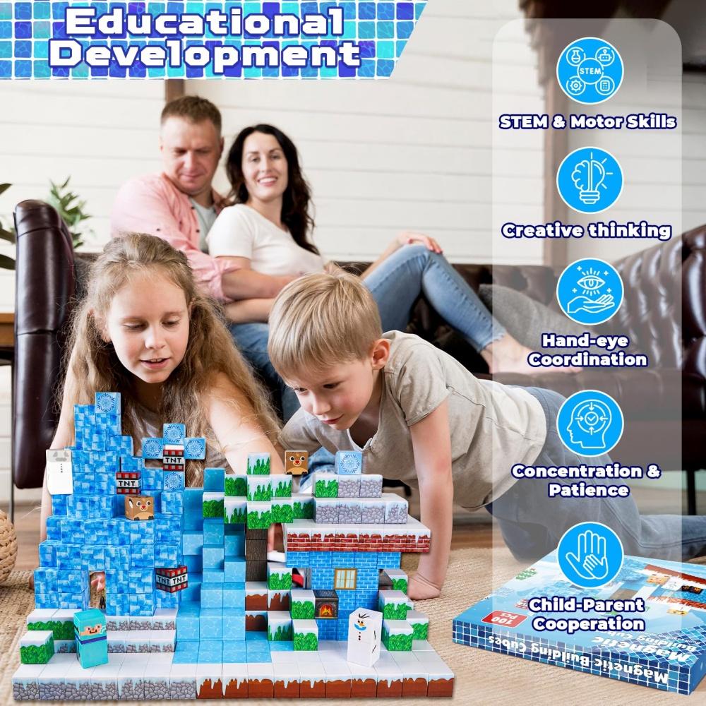 Non-Toxic Stem Building Blocks Scene Street Scene Building Model Diy Tabletop Decoration Children'S Birthday Christmas Halloween Gifts