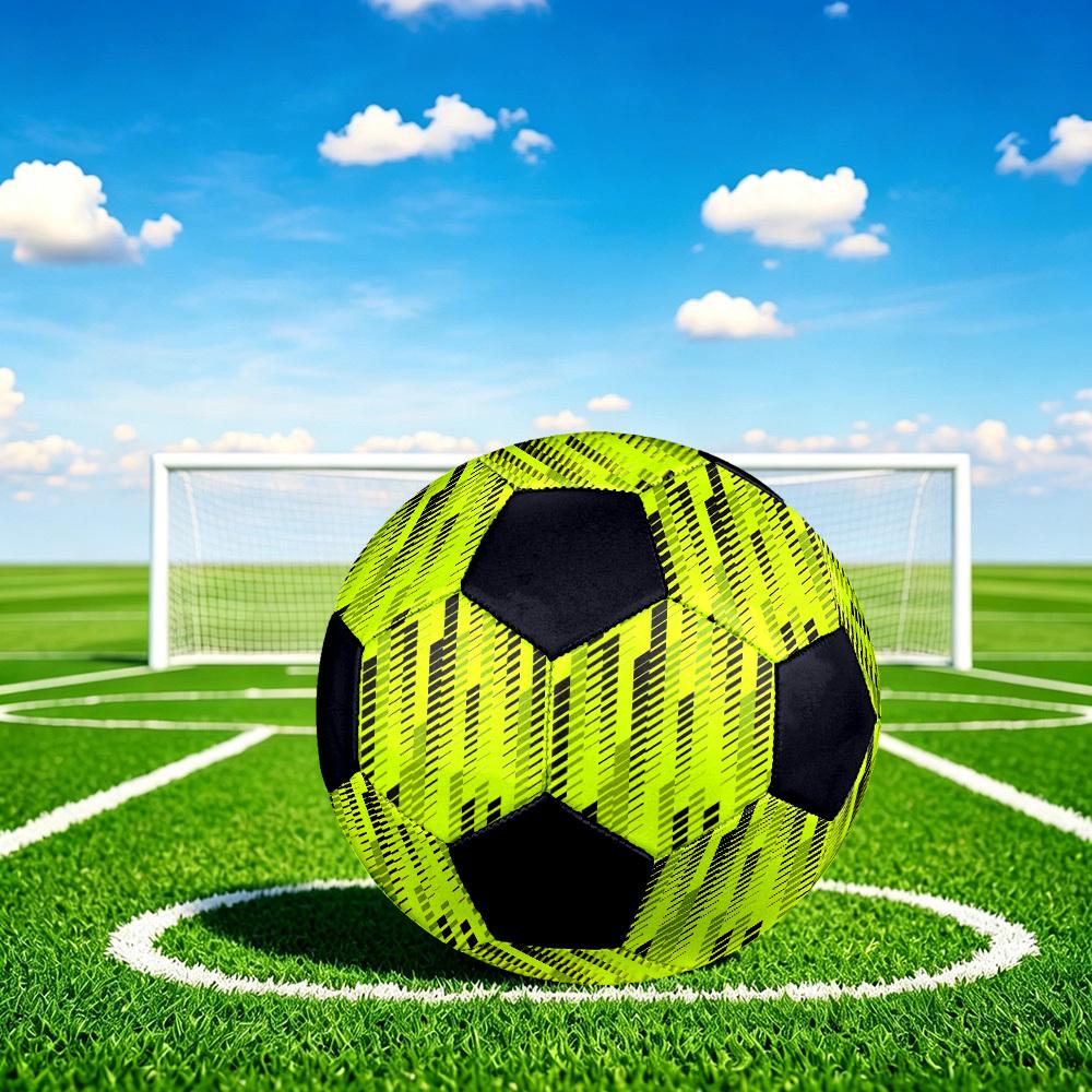 1pc Abstract Lightweight PVC Training Soccer Ball, Size 5, Suitable for Indoor and Outdoor TrainingGift y60328