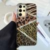 Leopard Print Water Wave Texture Phone Cases for Samsung Galaxy S25 S24 S23 S22 S21 FE Plus Ultra S24+ S25+ Shell Silicone Cover