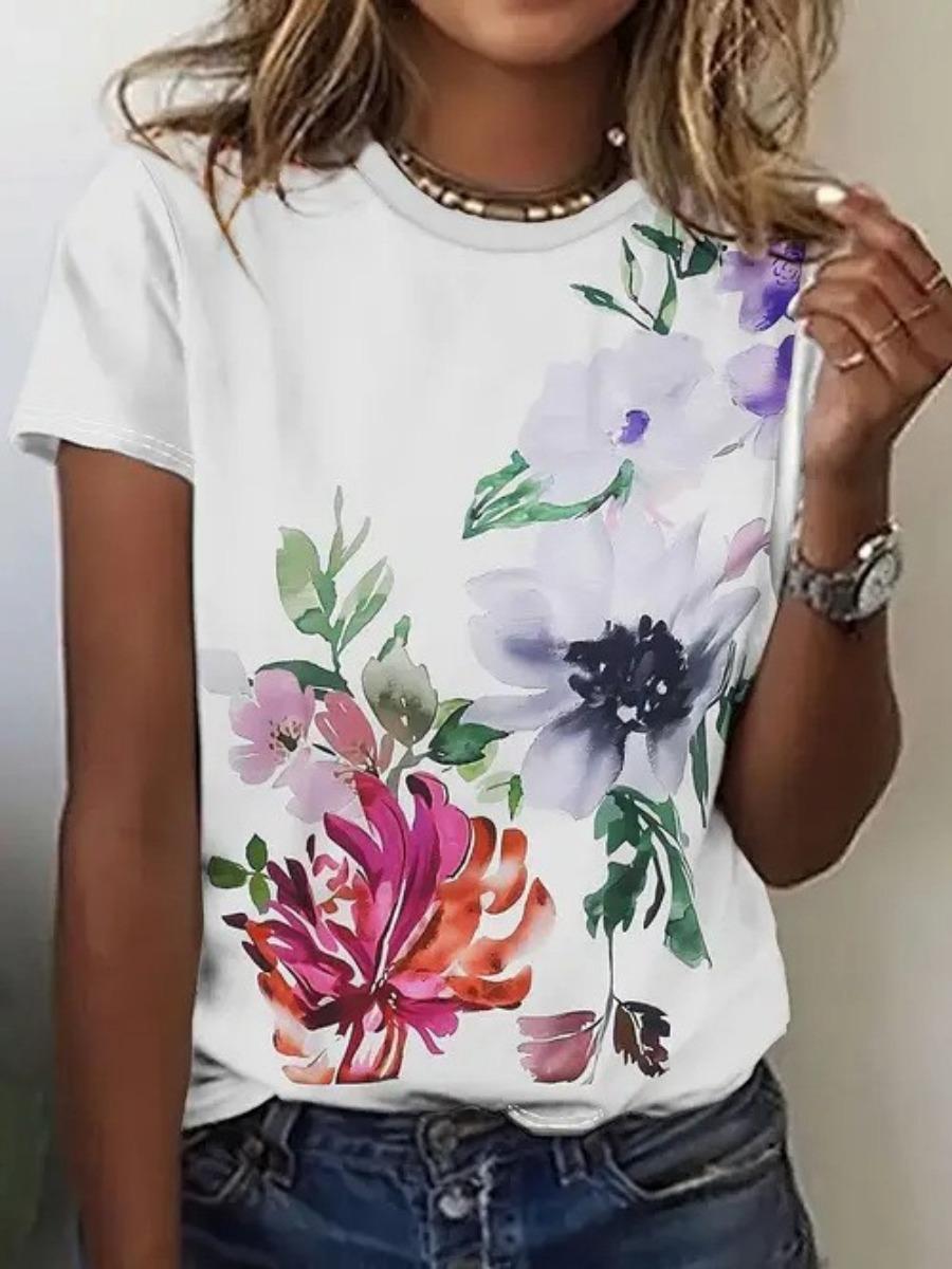 

Футболки Харадзюку Y2k с 3D-принтом, женские повседневные футболки с круглым вырезом и коротким рукавом, уличная одежда, женская одежда 6XL