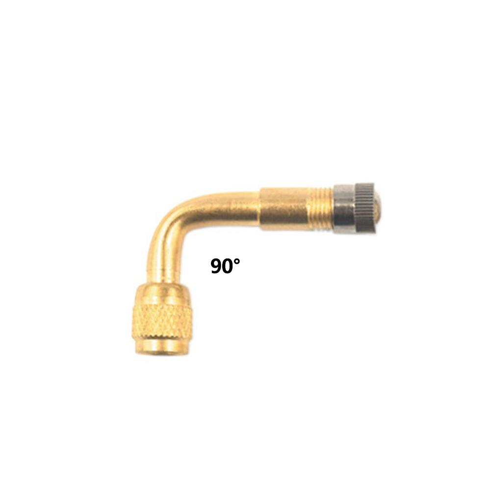 45/90/135 Degree Angle Brass Motorcycle Bent Valve Adaptor Tyre Tube Valve Extension Adapter for Car Truck Motorcycle Cycling Accessories
