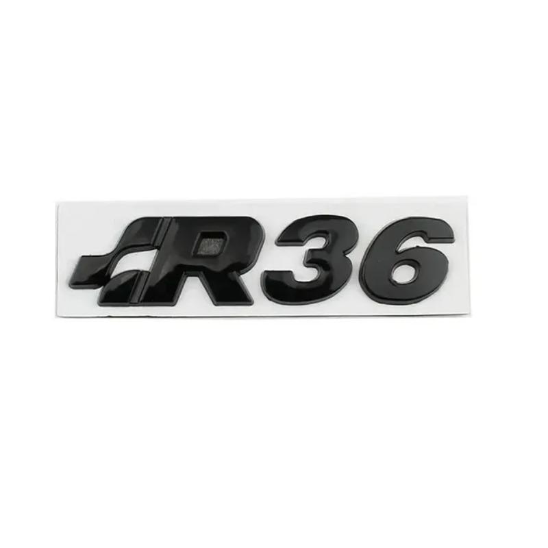 3D Metall R32 R35 R36 Heckklappe Kofferraum Emblem Badge Aufkleber Für SR32 SR35 SR36