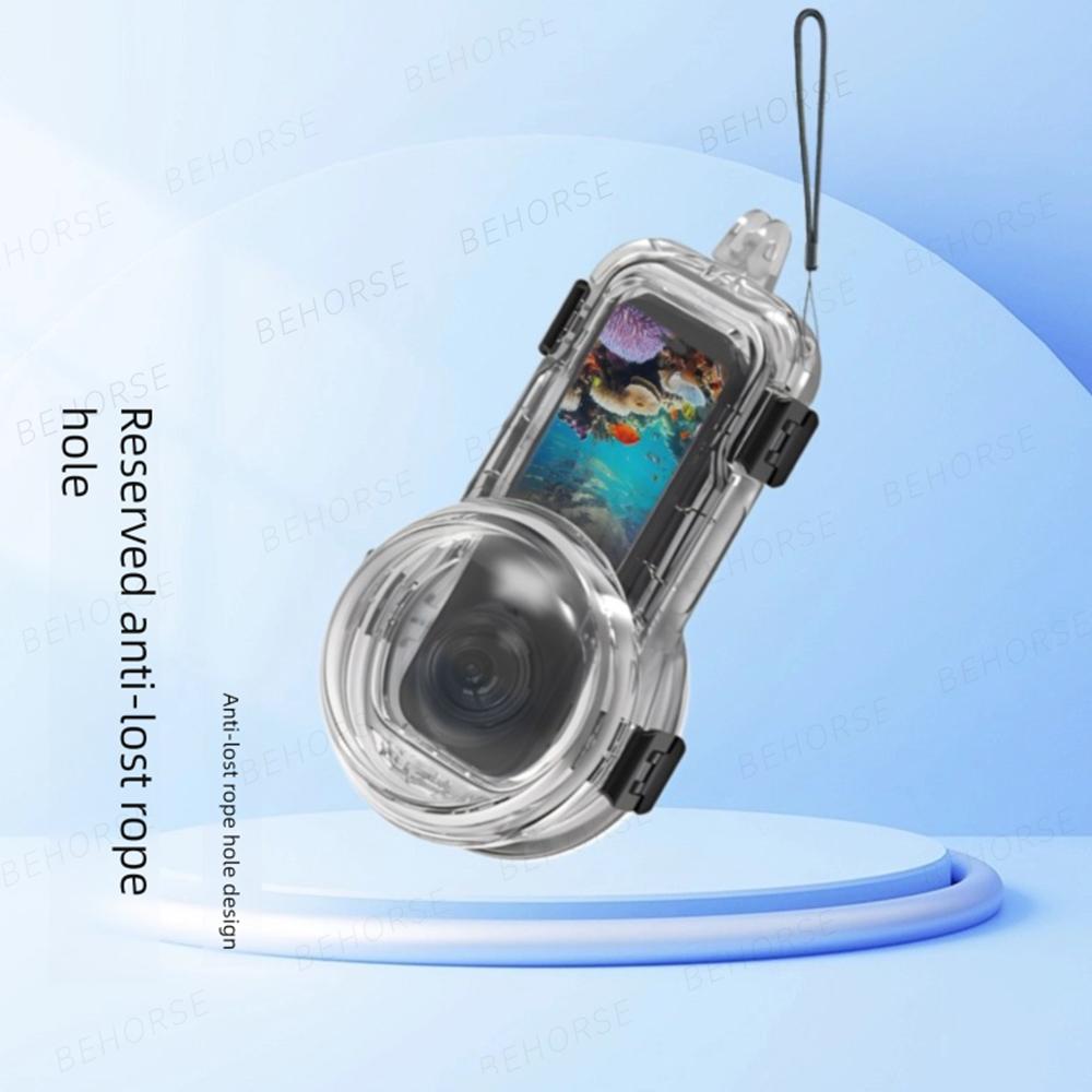 Waterproof Case For Insta360 X5 Dive Housings Case Underwater Protective Box For Insta360 X5 Panoramic Action Camera Accessories