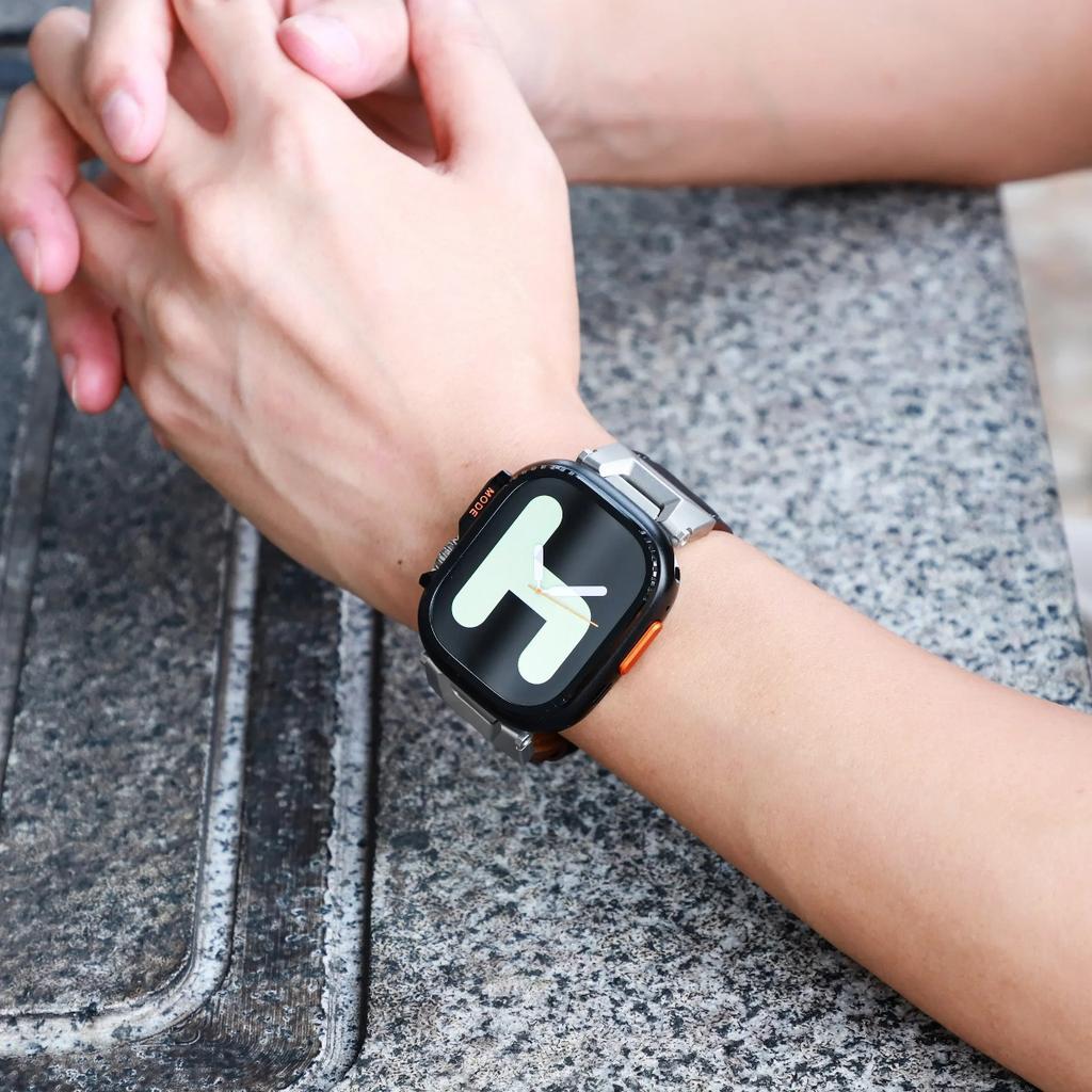 Armor Case for Apple Watch Ultra 3/2/1 49mm Series11 10 46mm 42mm Metal Protector Aluminum Cover Frame for IWatch Series 9 8 7 6 5 4 SE3 44mm 45mm