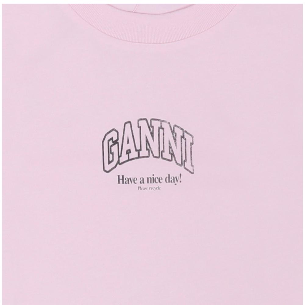 Ganni Women S T ShirT eSSenTial Logo A1050057 868
