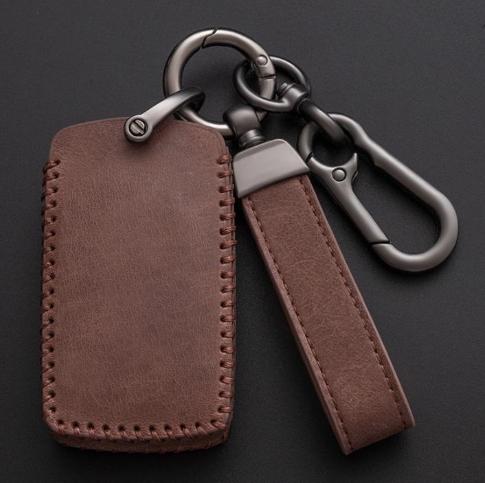 New Leather Car Key Case Remote Control Protector Cover for Land Rover Range Rover Sport Evoque Velar Discovery 5 2018 2019 2020