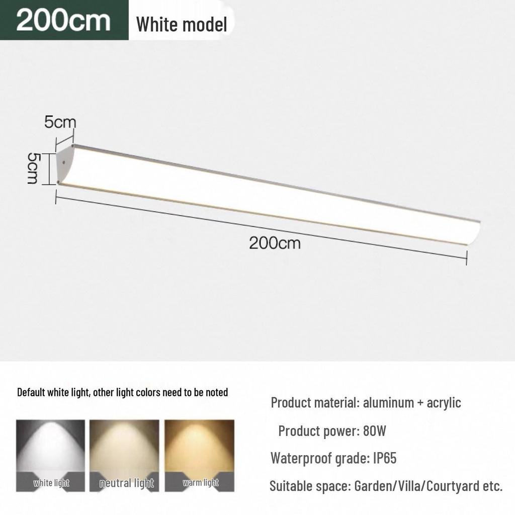 Waterproof LED Outdoor Wall Light for Balcony, Terrace, or Entrance 