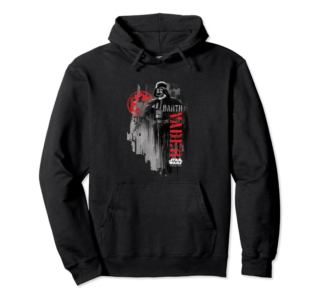 Star Wars Rogue One Darth Vader Empire Logo Portrait Hoodie