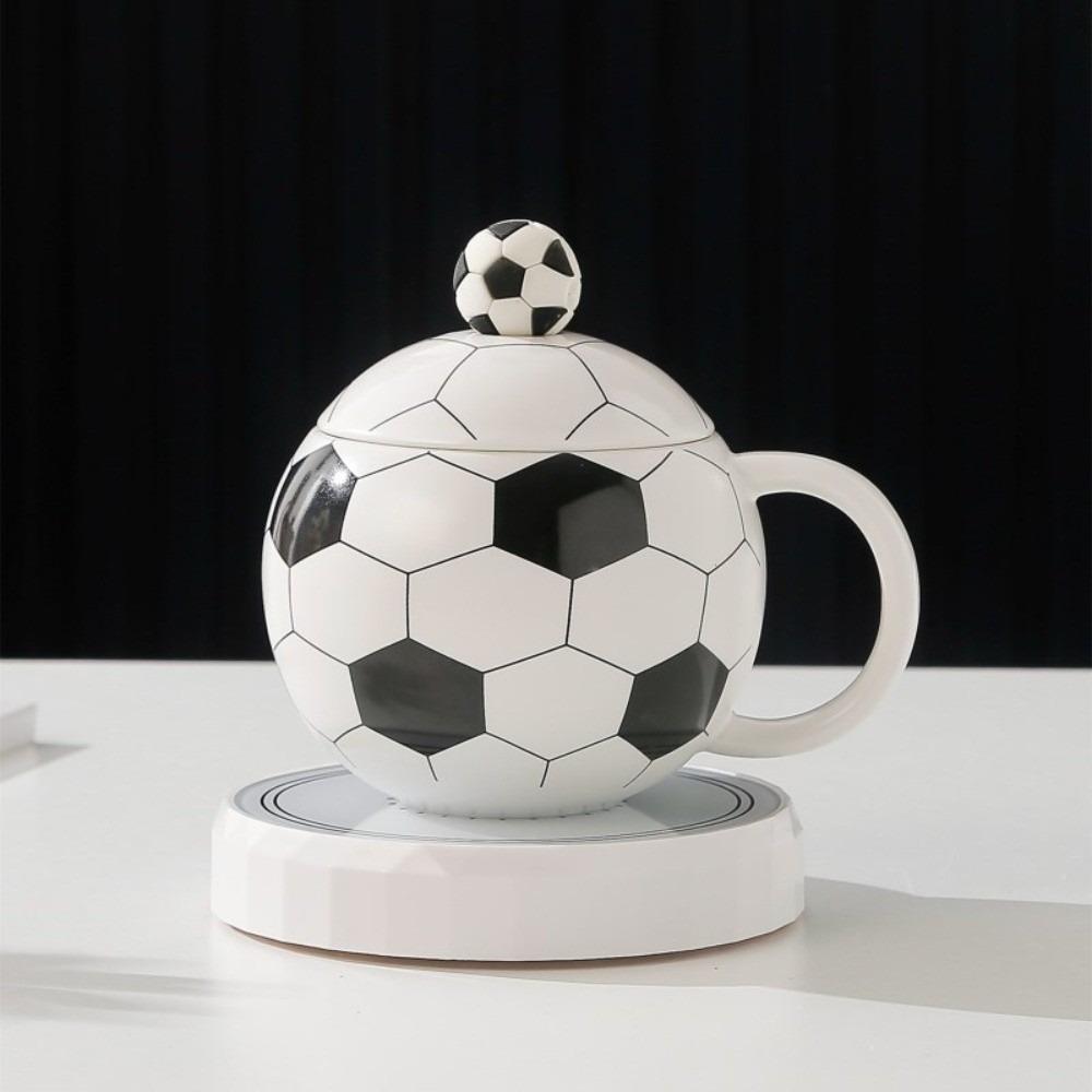 Creative Football Tea Cup 400ml Ceramic Mug Water Cup World Cup Soccer Cup Gift for Football Fans