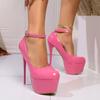 Plus Size 16cm Stiletto High Heels for Women - Sky-High Platform Nightclub Shoes (Sizes 41-45)