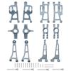 Mjx 14210 14209 H14BM Metal Steering Cup Upper Lower Swing Arm Set Shock Tower Bracket Body Post Hyper Go RC Car Upgrade Parts