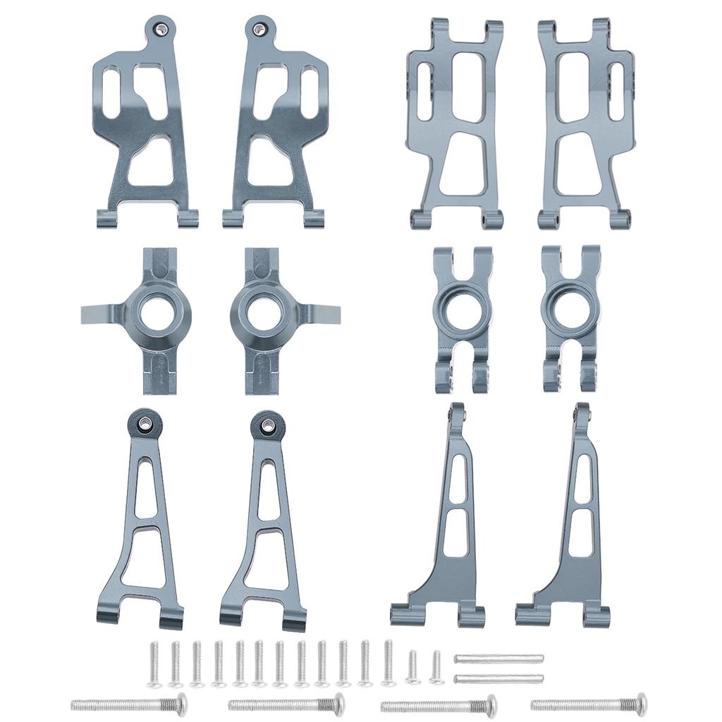 Mjx 14210 14209 H14BM Metal Steering Cup Upper Lower Swing Arm Set Shock Tower Bracket Body Post Hyper Go RC Car Upgrade Parts
