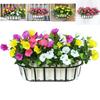 Fake Simulation Morning Glory Wedding Home Decor Rose Red Purple Yellow Branch Artificial Flowers For Wedding Garden Decoration
