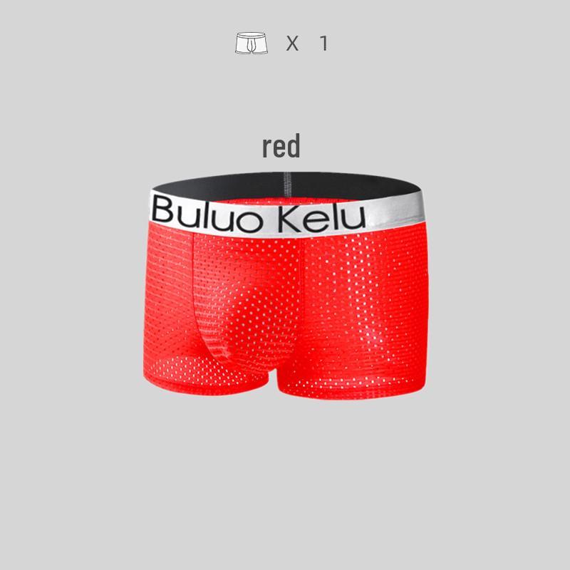 

Мужские дышащие боксеры-слипы средней посадки из консервированного ледяного шелка с ластовицей из чистого хлопка, быстросохнущие трусы молодежных размеров плюс 3XL: 75-85 kg