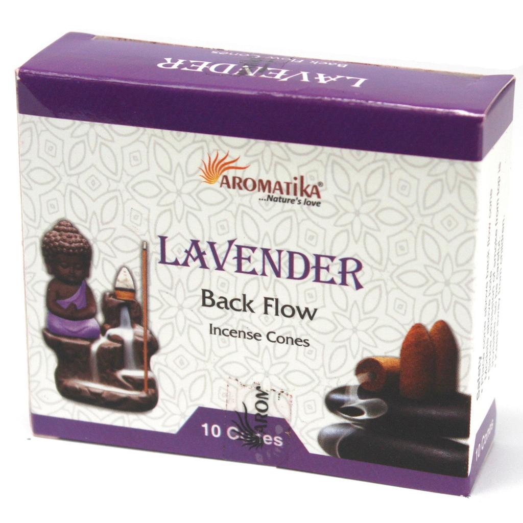 Lavender Backflow Incense Cones 10 Pack