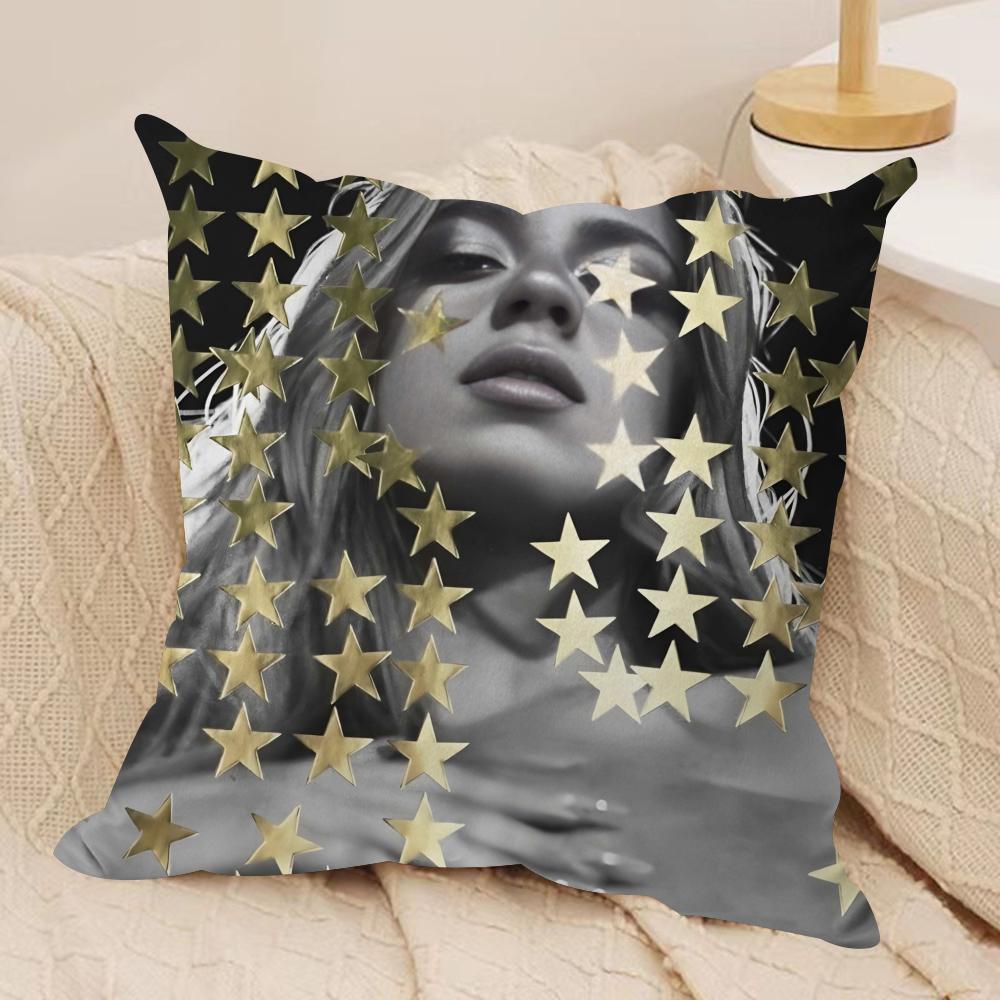 

T-Tate McRae Cushion Cover Silky Short Plush Sofa Pillow Cover Hidden Zipper Soft Dustproof Case for Home Decor 30cmx30cm