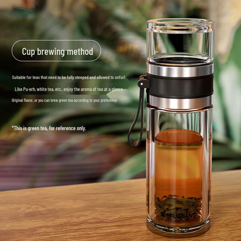 Fuguan Tea Infuser Glass Bottle