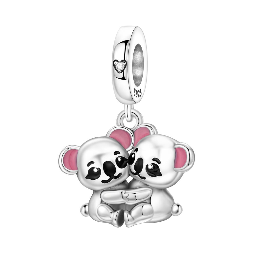 Orstarry 925 Silver Sausage Dog Animal Beads Original Pendants Bracelet Charm Jewelry Party DIY Trendy Gifts