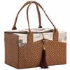 Light Luxury Rattan Woven Hand-held Wedding Gift Boxes Spring Festival Wedding Tea Wedding Souvenirs Birthday Gift Empty Box