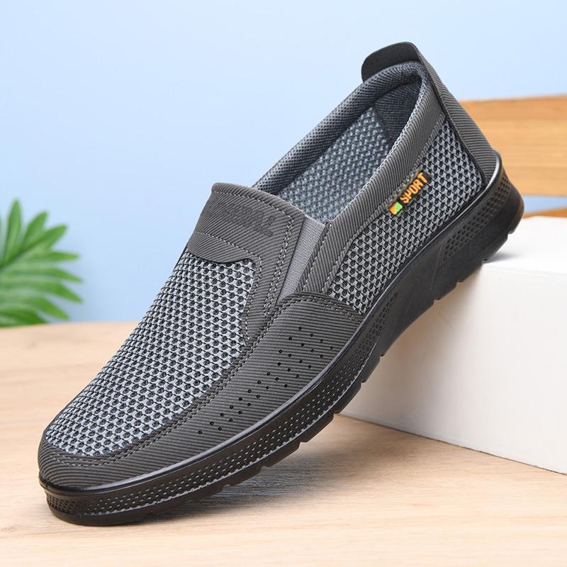 Men's Summer Casual Mesh Slip-On Shoes - Breathable, Soft Sole, Comfortable for All-Day Wear