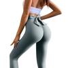 Womens High Waist Yoga Pants Bow Butt Lift Tight Fitness Leggings Quick Dry Sports Activewear