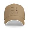 Math and Coffee Integrations Calculus Mathematics Baseball Caps Peaked Cap Meme Sun Shade Hats for Unisex Women
