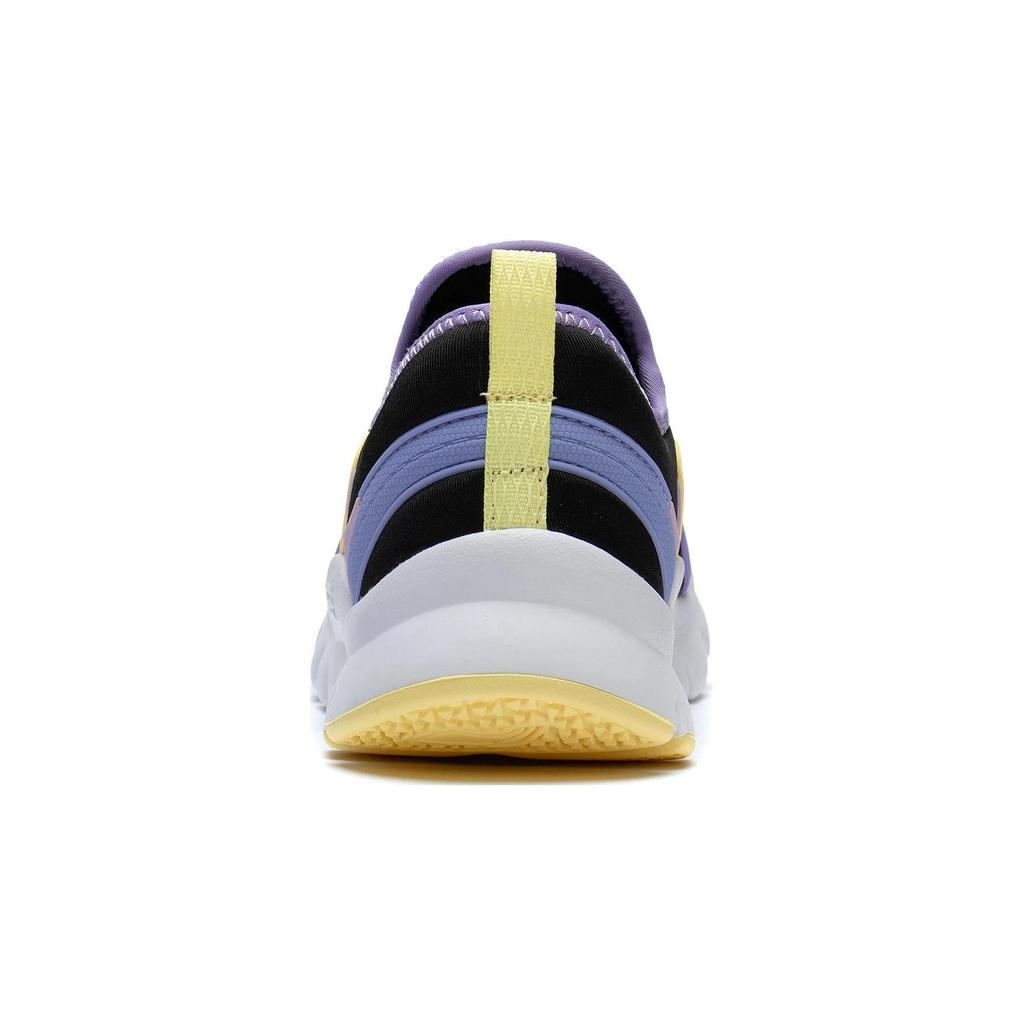 Li Ning Anti-Slip Shock Absorbing Wear-Resistant Casual Shoes Kids Shoes Black Purple White YKNT018-2