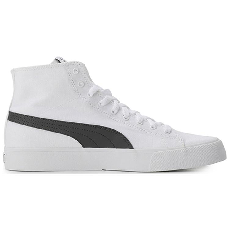 New PUMA Bari Mid 'White Black' 373891-01