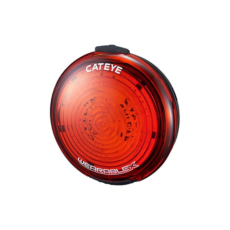 CAT EYE WEARABLE X CLIP-ON LIGHT Rechargeable Safety Light 544-2601 SL-WA100 Bicycle Light