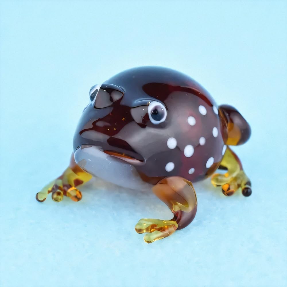 Four Cart Cute Handmade Glasswork American Frog