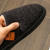 Winter Slippers Men Knitted TPR Sole Warm House Shoes Memory Foam Soft Designer Living Room Non Slip