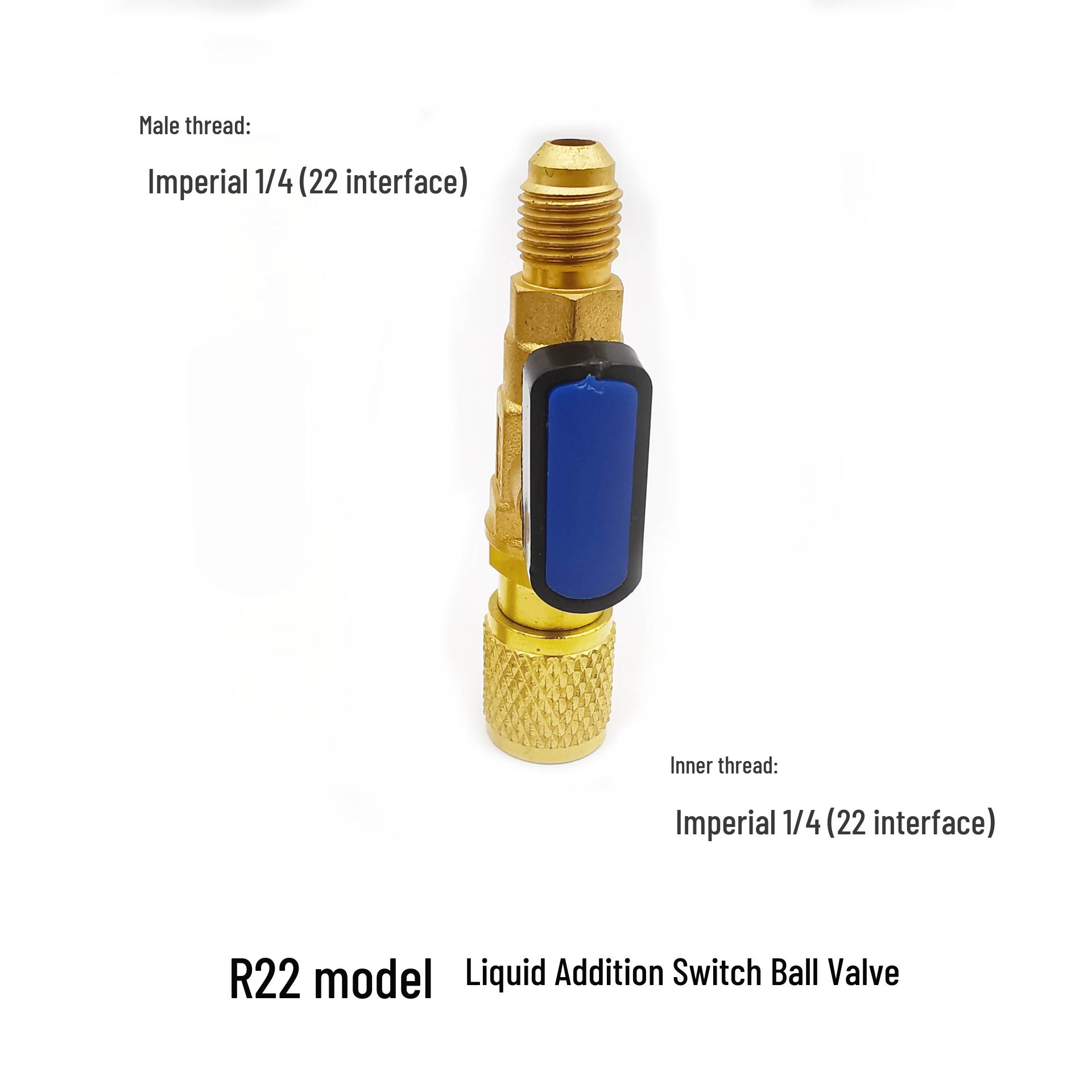 

R410a Air Conditioner Charging Ball Valve Adapter Tool