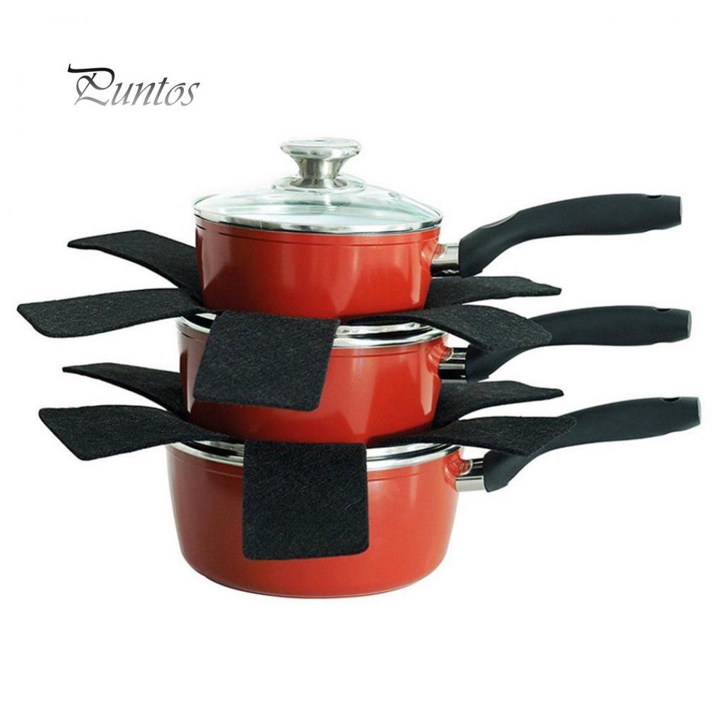 Clean Products 3Pcs Felt Placemat Pot Pan Protector Separator Mat Table Heat Insulation Pads