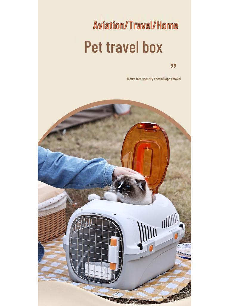 Pet Airline Carrier: Skylight Space Capsule for Cats and Dogs