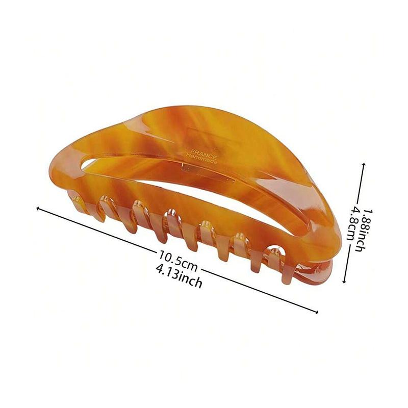 1pc Women's Elegant Hair Clip Set, Large Size, Fashionable Hair Clip, Thick Hair Shark Clip