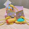 Chaveiro de Ufo Balão de Ar Quente Desenho Animado Couro PU Chaveiro de Balão de Ar Pingente para Mochila Bolsa Amigos Acessórios de Carro Lembrancinhas Presentes